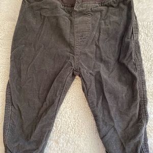 Zara Baby Grey Corduroy Pants Size 9-12 months